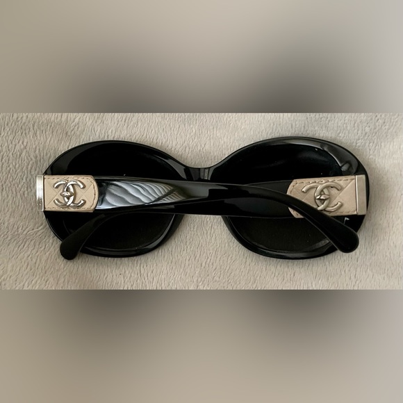 EUC BLACK CHANEL ACETATE CC TURNLOCK SUNGLASSES 5234-Q Acetate CC - Picture 6 of 15